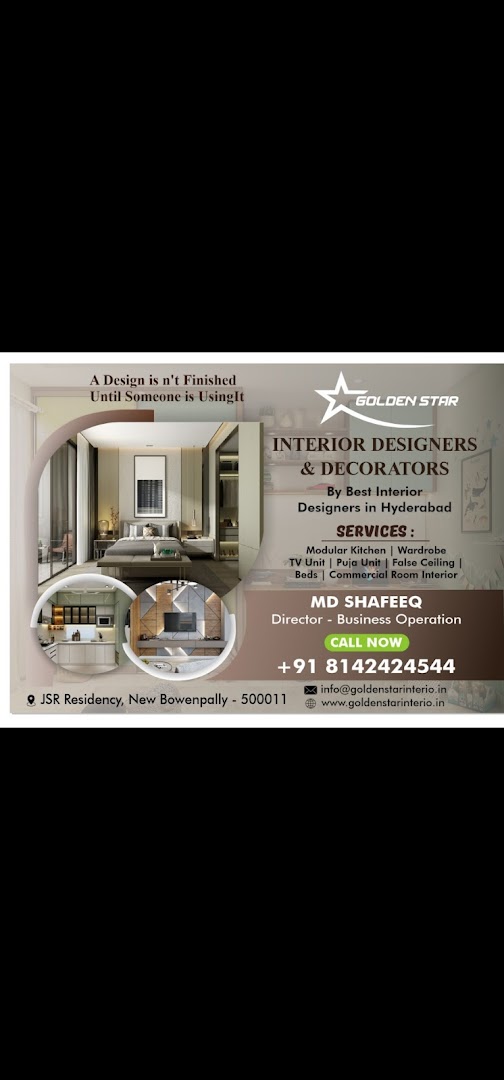 Golden Star Interio(best interior designer in mancherial) - Interior Designer in Mancherial, Telangana