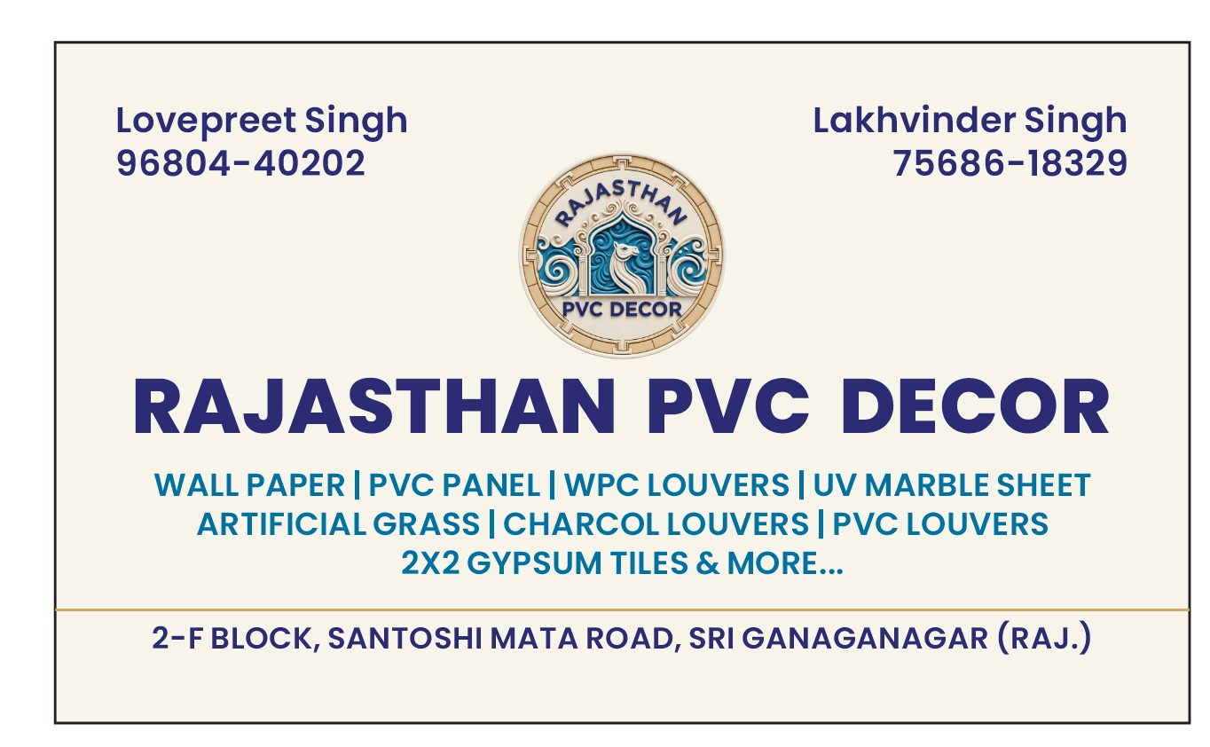 Rajasthan pvc decor - Interior Designer in Sri Ganganagar, Rajasthan | Portfolio & Reviews